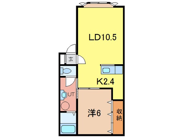 アリュール東光の物件間取画像